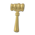 Stock Gavel Lapel Pin